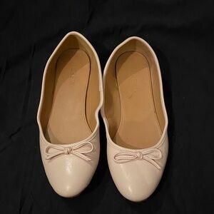Jcrew ballet pink flat